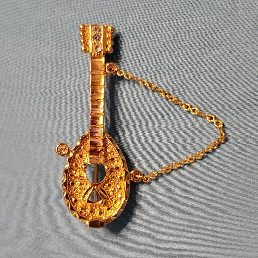 Musical Instrument Brooch